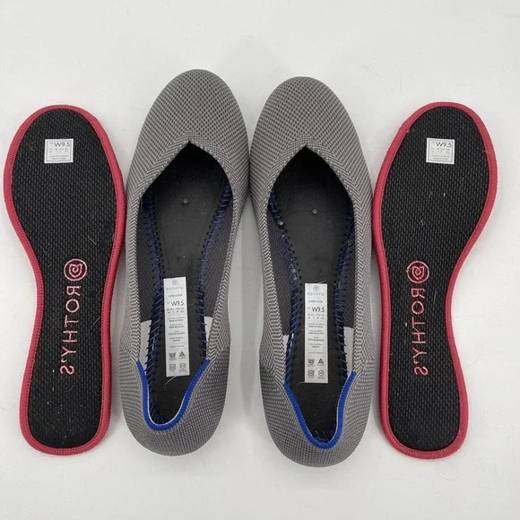 Rothy's The Flat Womens 9.5 Gray - Picture 9 of 11